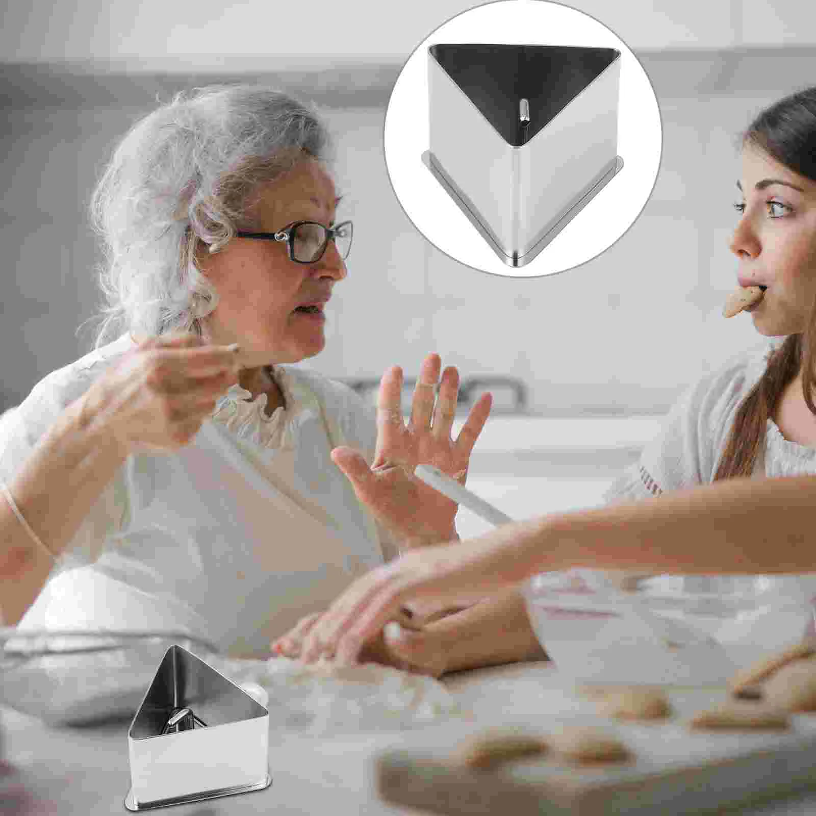 

Sushi Maker Ring Rice Mold Cake Mould Steel Baking Roll Metal Mousse Kit Press Round Mini Box Plastic Triangle Making Nigiri Egg