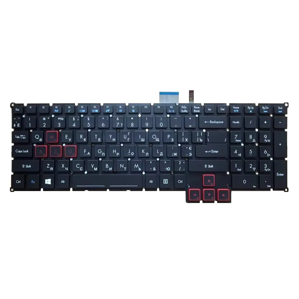 Клавиатура для Acer Predator 17 15 GX-791 GX-792 G9-591 G9-591R G9-592 G9-593 G9-791 G9-792 PH517-51 с подсветкой