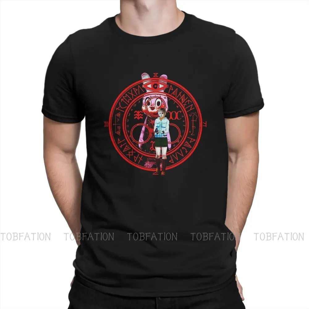 

Silent Hill Game Heather Mason and Robbie TShirt Men Graphic Large Punk Crewneck Cotton T Shirt 2020