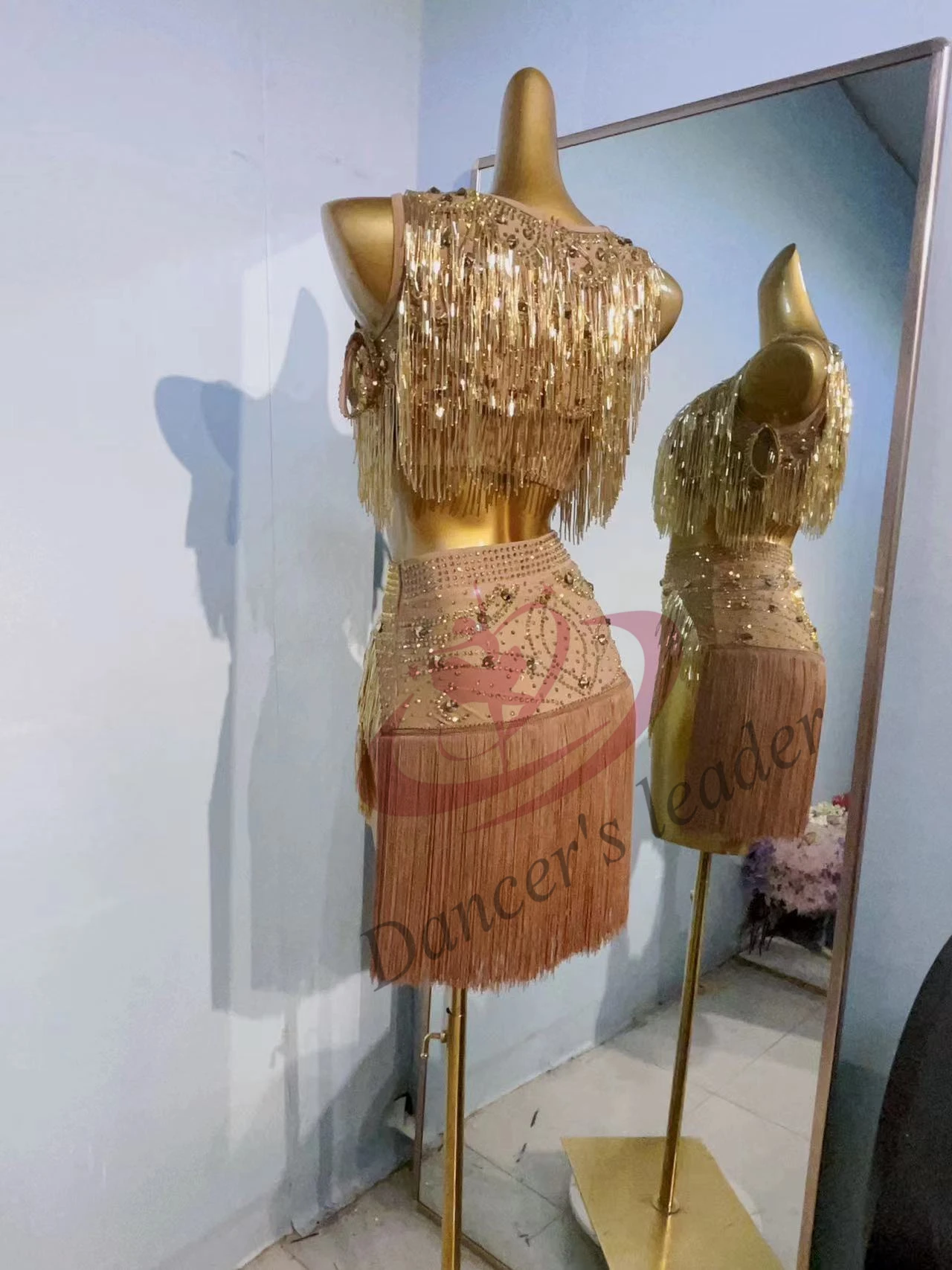 Платье для латиноамериканских танцев высококлассное индивидуальное