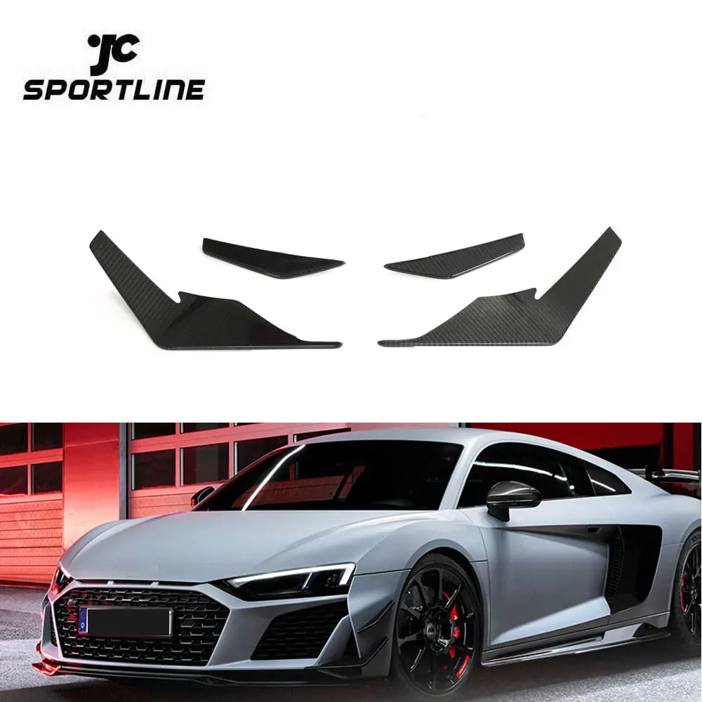 2025Попередние канавки переднего бампера R8 V10 для Audi Performance Coupe 2-дверные 2023 г.