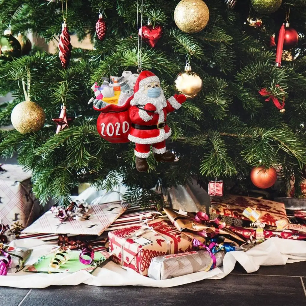 2020 рождественские подвесные украшения Декор для дома офиса отеля из смолы