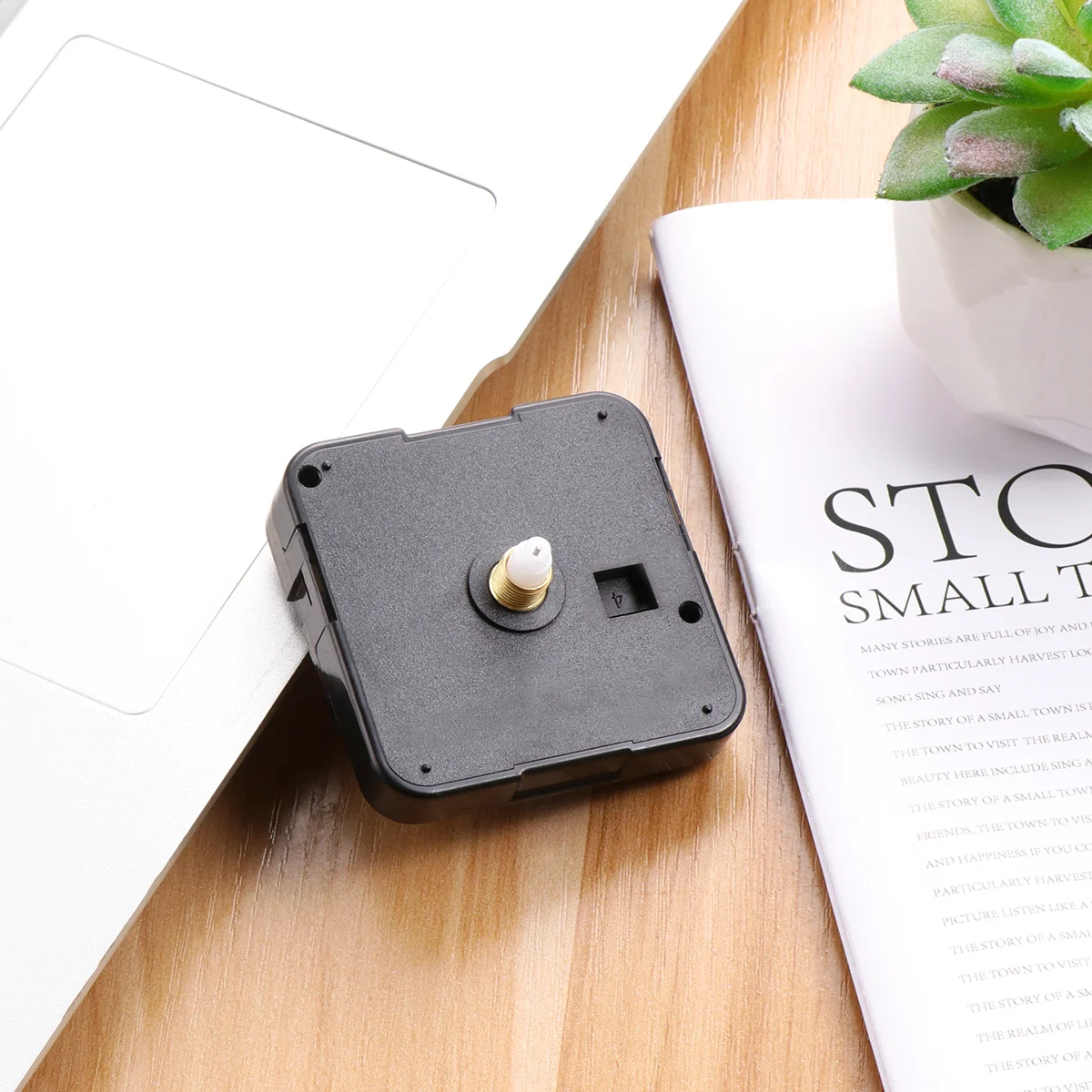 Часовой механизм Кварцевые часы Настенные Интерьер двигателя Серебряный