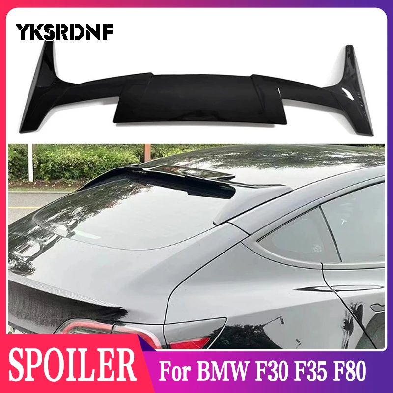 

For Tesla Model 3 / Model Y Black Rear Roof Spoiler Window Top Wing Car Accessories