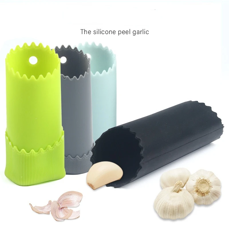 

Household Silicone Manual Garlic Peeler Kitchen Gadget Light and Easy to Carry Garlic Peeler Kitchen Accessories