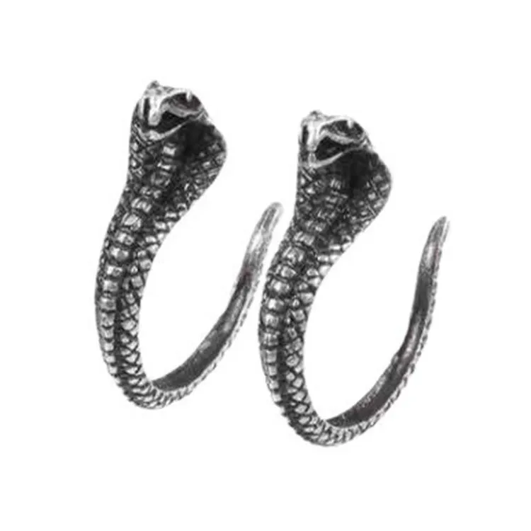 

Delicate and Fashionable Small Snake Earrings European and American Style Personality Exaggerated Chinese Zodiac Snake Earrings