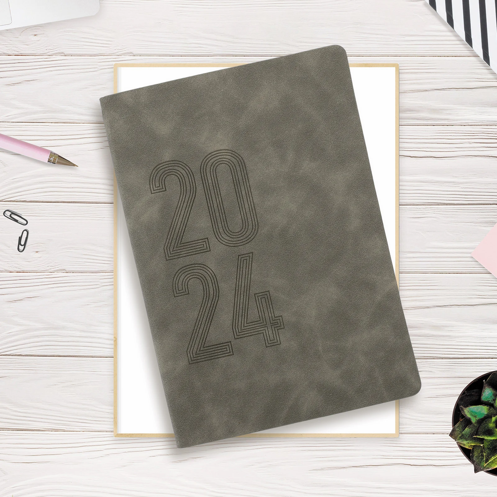 

2023 Agenda Book Noting Business Notepad Simple Time Management Jotter Plan Paper Calendar Journey