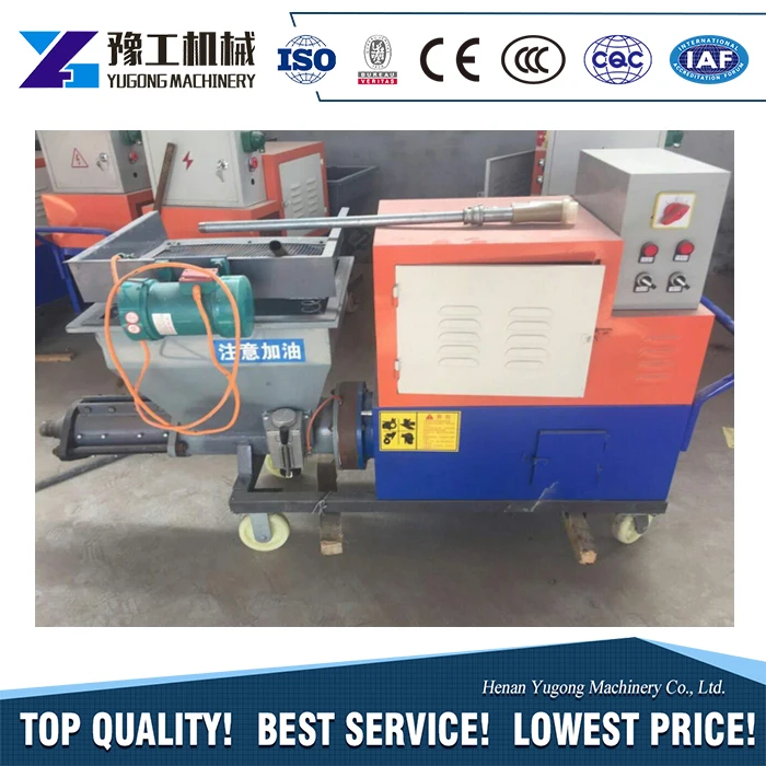 Роторные статорные насосы YG для штукатурных машин Огнеизоляционные распылители