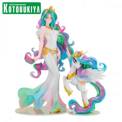 

Kotobukiya My Little Pony Princess Celestia Action Figure Animation Model Desktop Decorations Collectible Toys Gifts