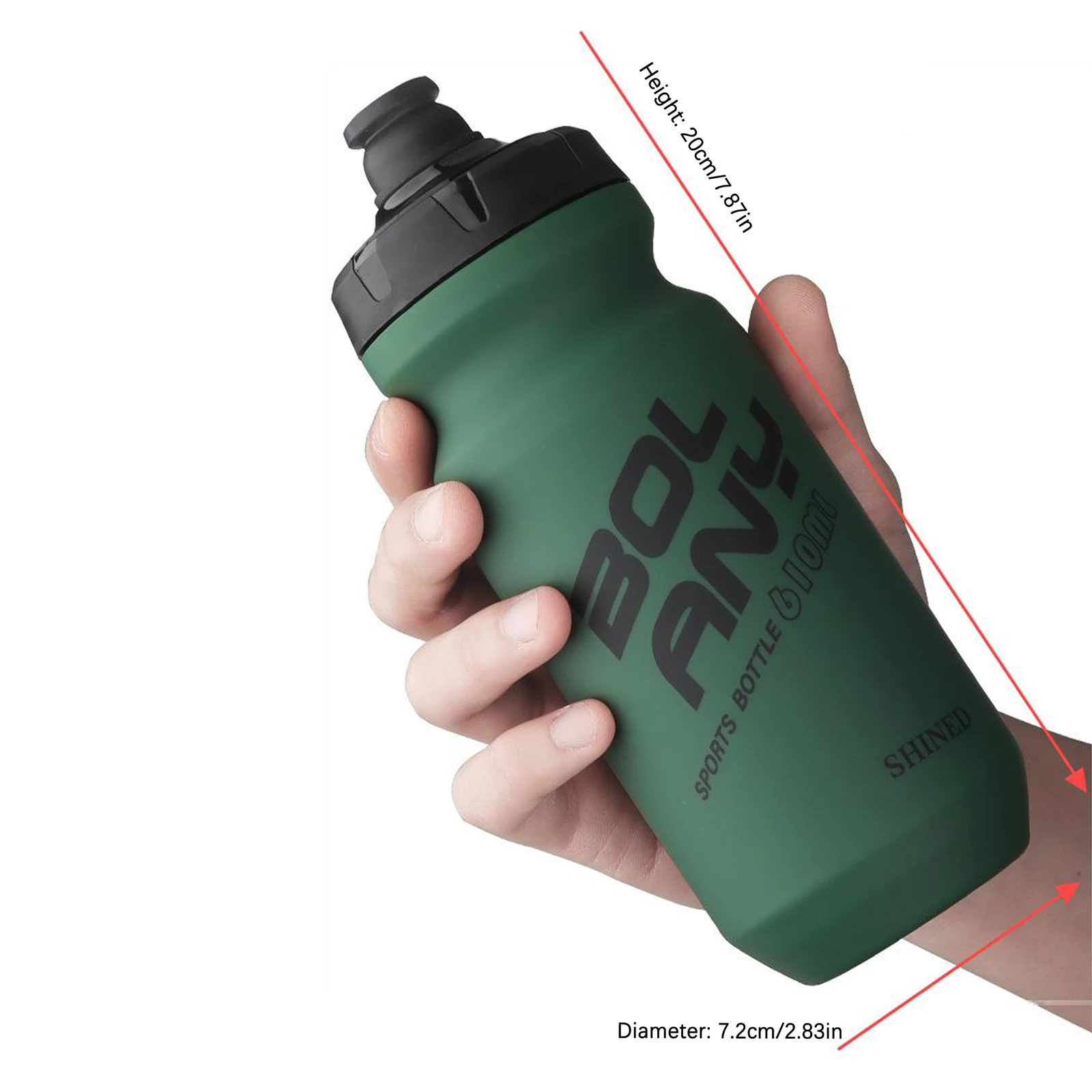 Спортивная бутылка для воды с силиконовым носиком 610 мл