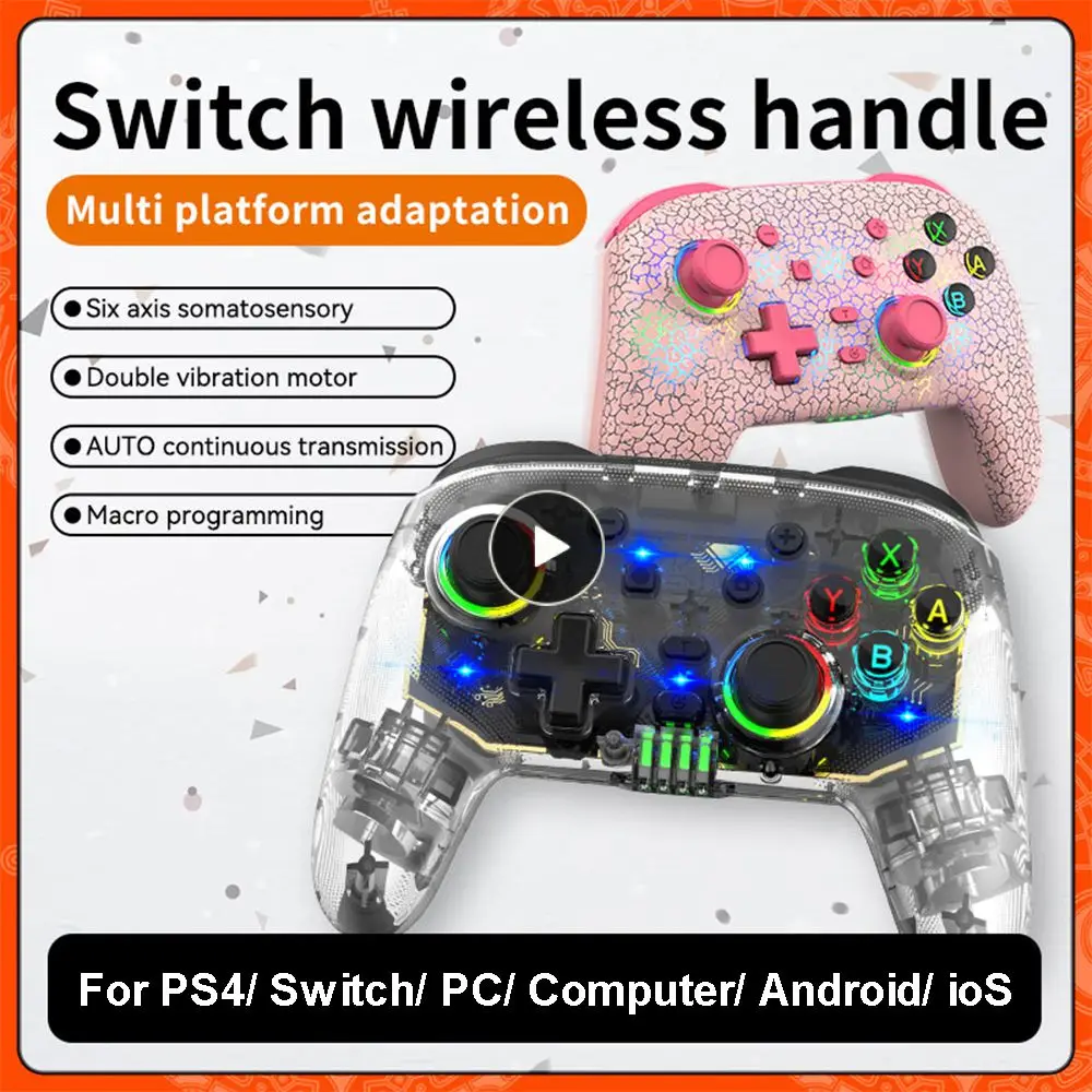 

Tools Parts For Switch Pro 2.4g Wireless Game Controller Customizable Back Buttons Bluetooth-compatible Wired Game Handle