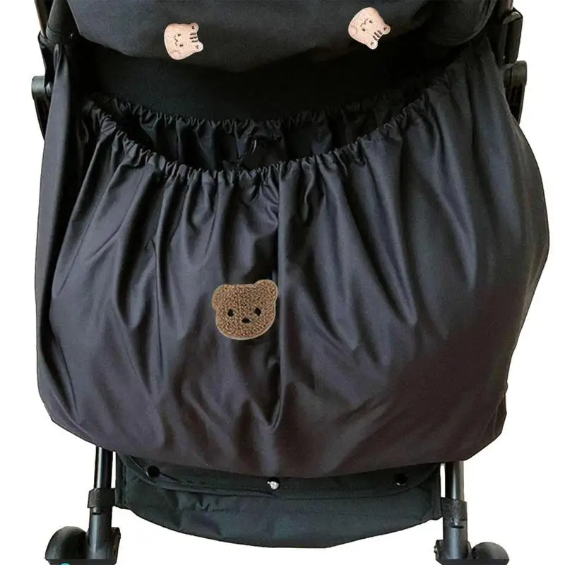 

Stroller Organizer Bag Lovely Bear Pattern Baby Stroller Holder Organizer Universal Hanging Storage Organizers With Large
