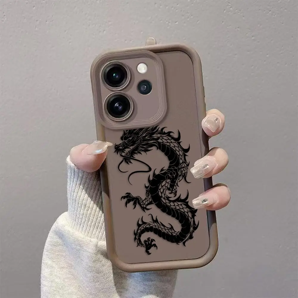 Фото Чехол для телефона с рисунком дракона в мультяшном стиле для HONOR X9D X9B X9C X9A X8D X8C X8B X8A X8 X7A X6B X6A X7 X9 MAGIC 5 6 7 8 №5