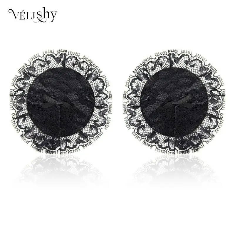 

1 Pair Reusable Invisible Lace Silicone Breast Chest Nipple Cover Bra Pasties Pad Petal Mat Stickers Accessories For Women