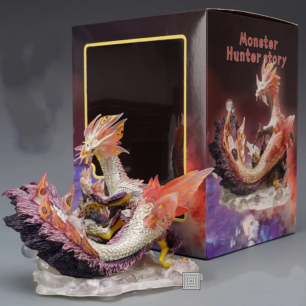 14 см Monster Hunter Game Dragon Фигурка Mizutsune Zinogre Monsters Nergigante Iceborne Velkhana ПВХ Модель Игрушка