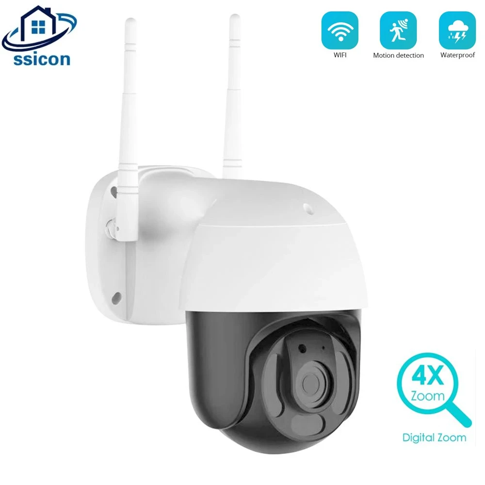 

5MP Surveillance PTZ IP Camera WIFI Outdoor Smart Home 2.8-12mm Lens Camhi APP Two Way Audio Metal Speed Dome Wireless Camera