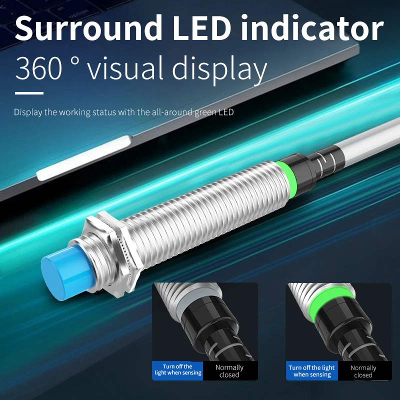 Индуктивный датчик приближения CHBG M12 переключатель постоянного тока 12 В