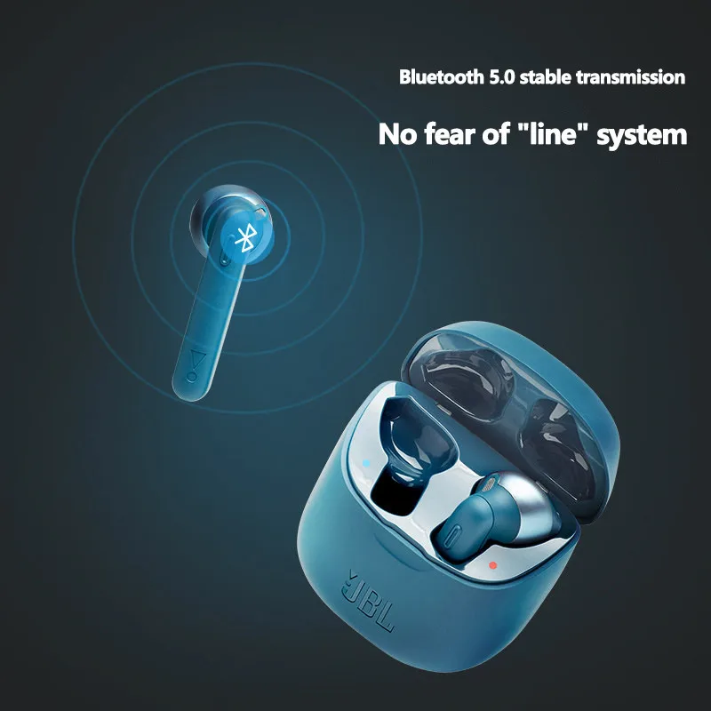 Оригинальные беспроводные наушники JBL TUNE 220TWS совместимые с Bluetooth стереонаушники