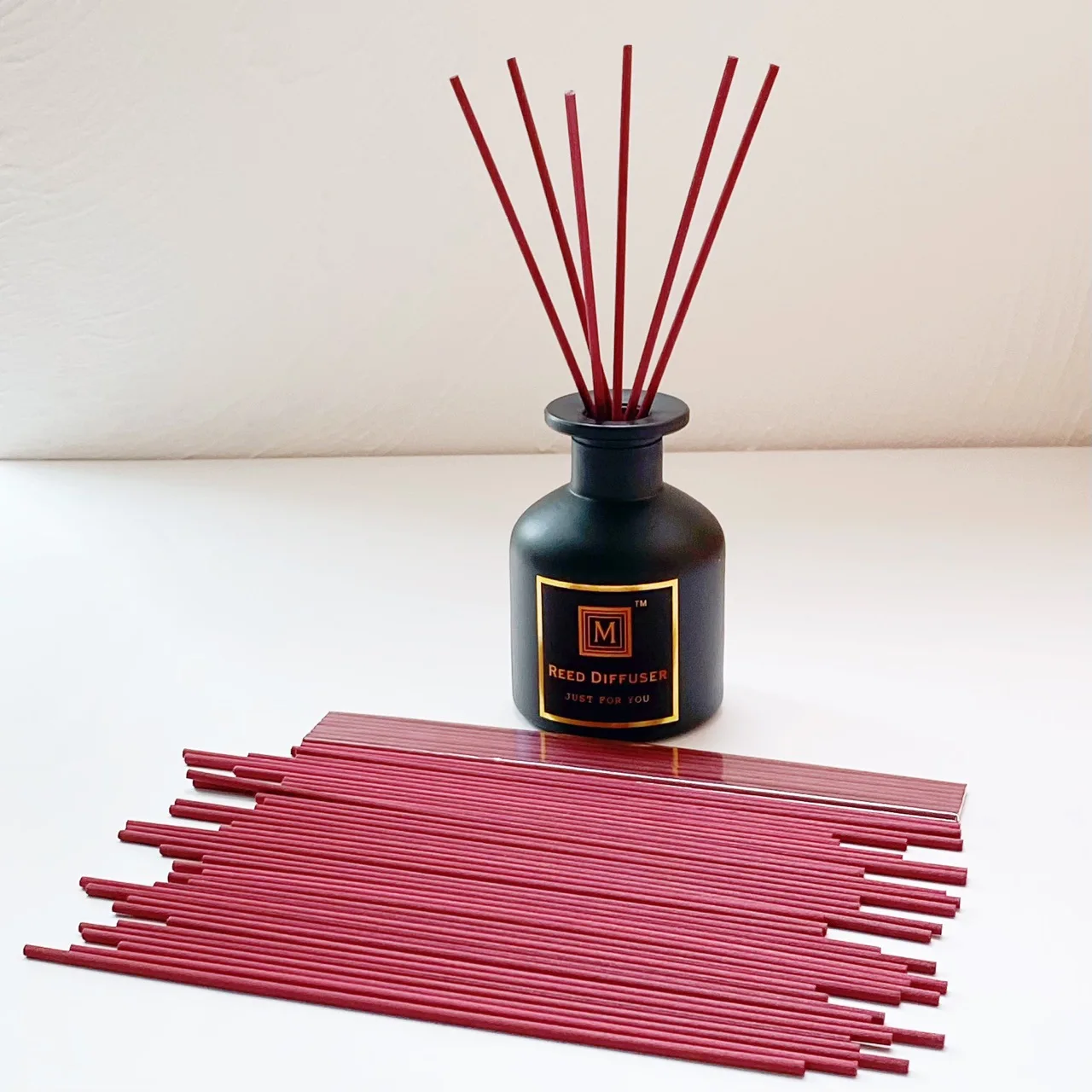 

1000 шт. 22cmx 3 мм винно-красное волокно ротанговая палочка для герконового диффузора ароматическое эфирное масло освежитель воздуха декоратив...