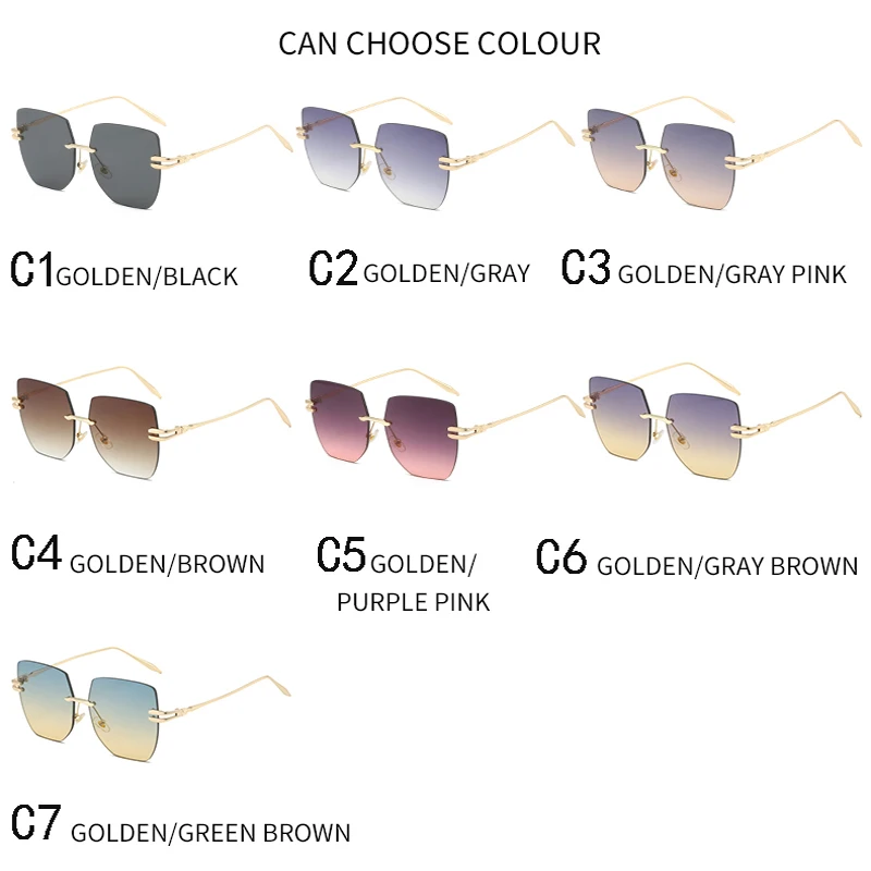 2024 Женские Солнцезащитные Очки В Стиле Ретро С Градиентом Брендовые