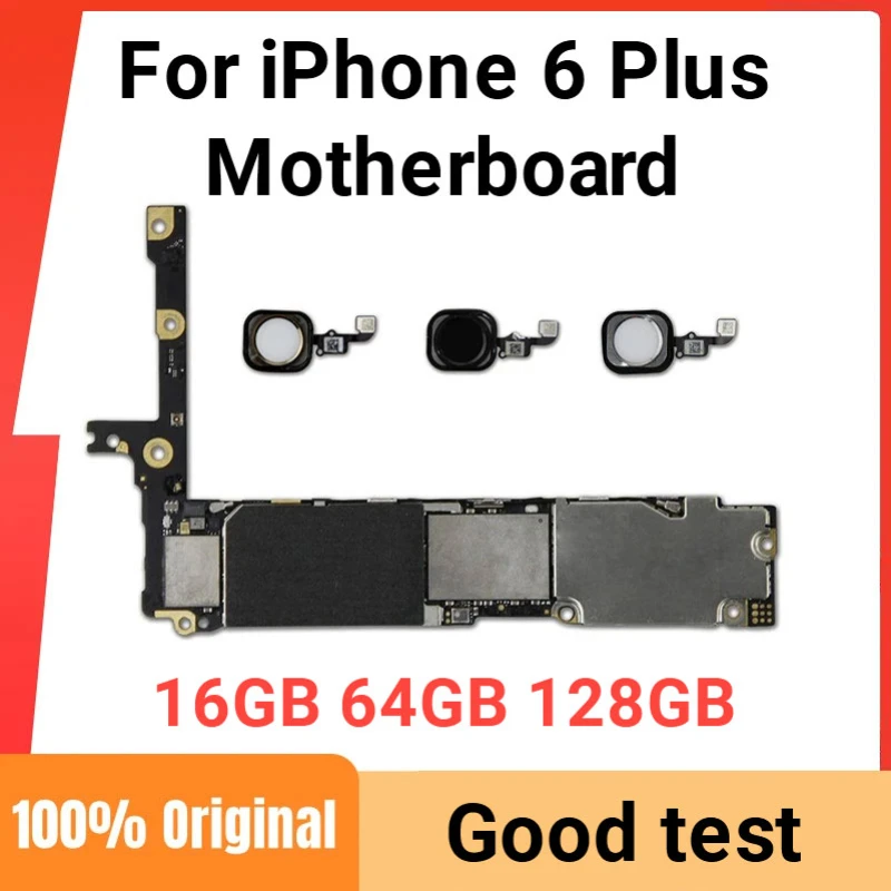 

100% оригинальная материнская плата для IPhone 6 Plus материнская плата с Touch ID материнская плата для IPhone 6 Plus протестированная хорошо