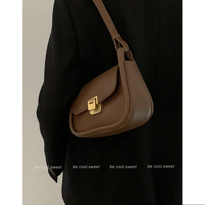 Winter Bag Women 2021 New Fashion Contrast Underarm Bag Versatile Ins Messenger Bag One Shoulder Small Square Bag Messenger Bag