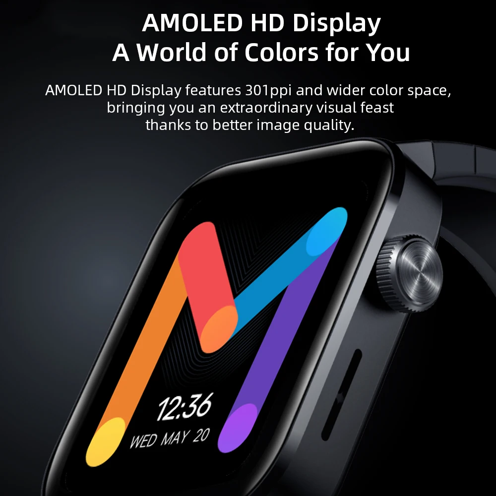 Смарт-часы Global Verison Mibro T1 телефон с Bluetooth экран 1 6 дюйма AMOLED спортивные