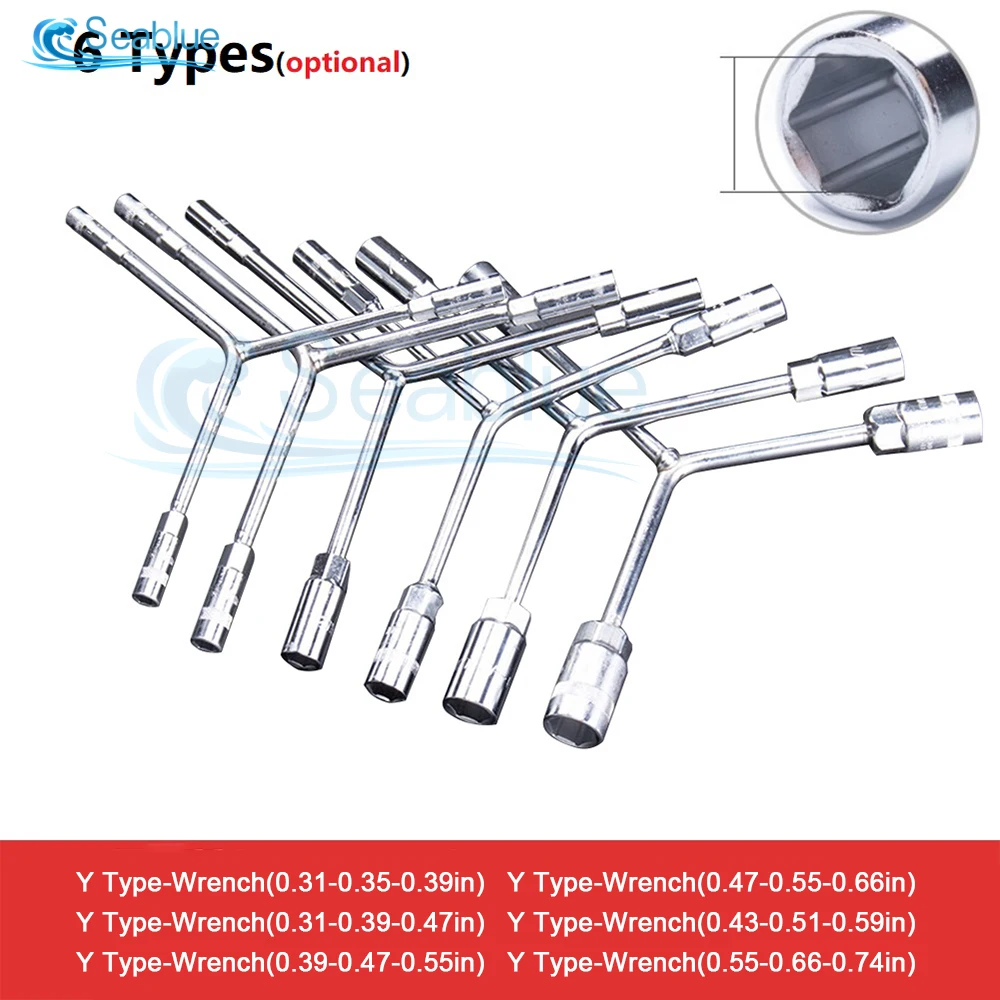 

Торцевой ключ Y-типа, инструмент для ремонта велосипеда, гаечный ключ для домашнего ремонта, торцевой ключ, Трещоточный ключ, динамометричес...