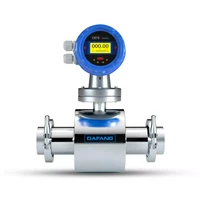 hygienic sanitary electromagnetic water beer flow meter magnetic flowmeter medidor de caudal for brewery