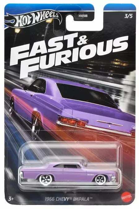 Автомобили Hot Wheels 1966 CHEVY IMPALA NISSAN SKYLINE GT-R(BCNR33) 350Z CUSTOM 1/64 Металлическая литая модель