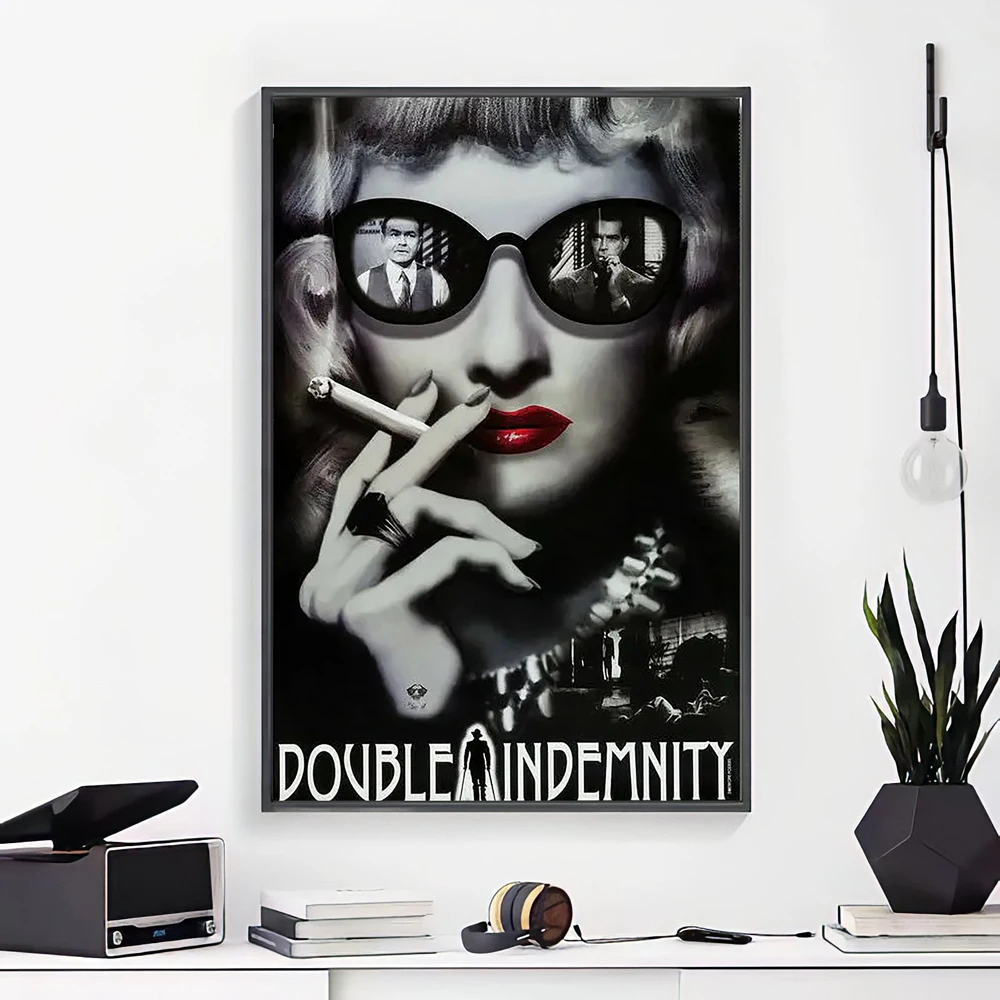Фото DOUBLE INDEMNITY фильм шелковый постер настенная наклейка украшение подарок №1