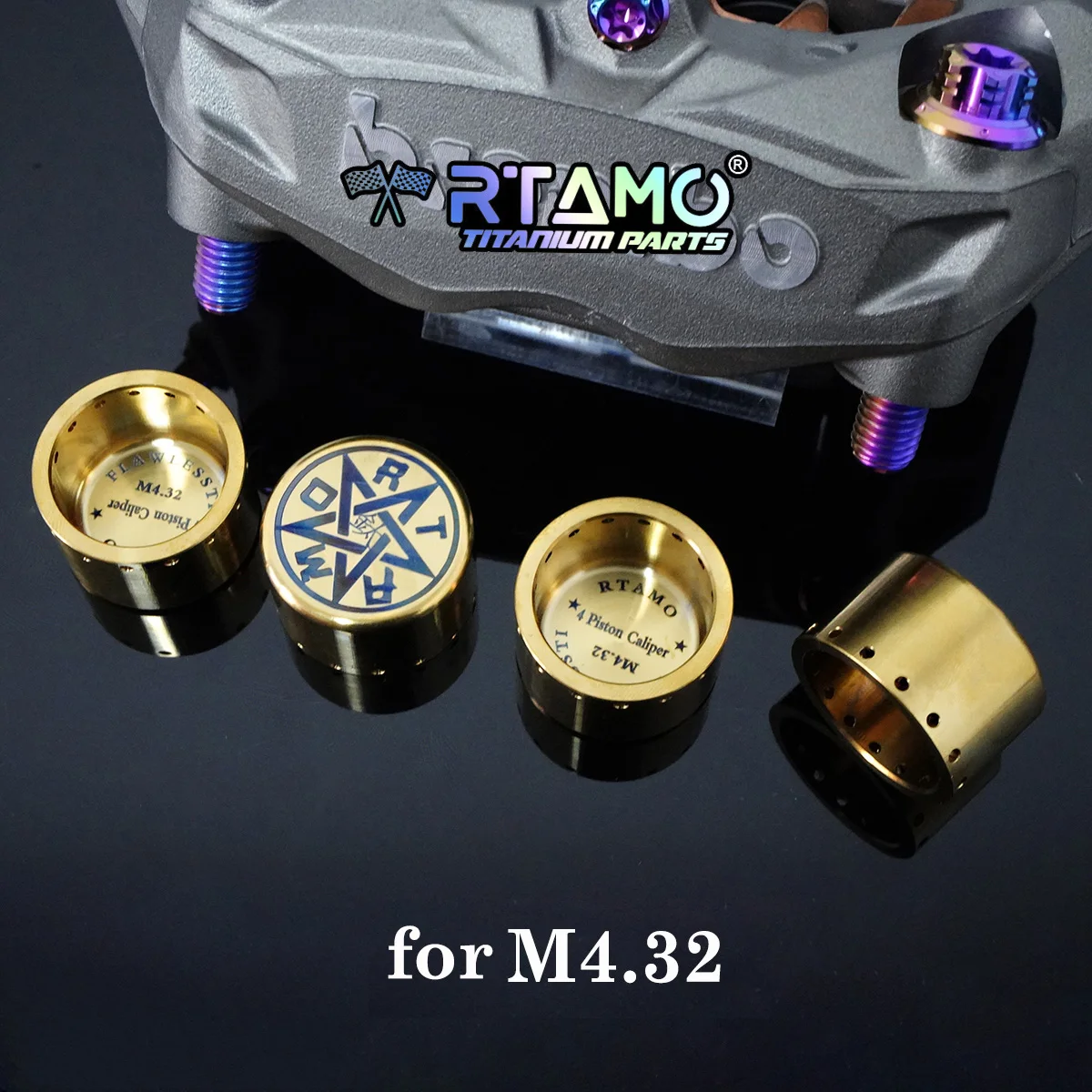 

RTAMO Титановый поршень Gr5 Для Brembo M50 Stylema /M4.32 /GP4-RX /HPK штангенциркуль
