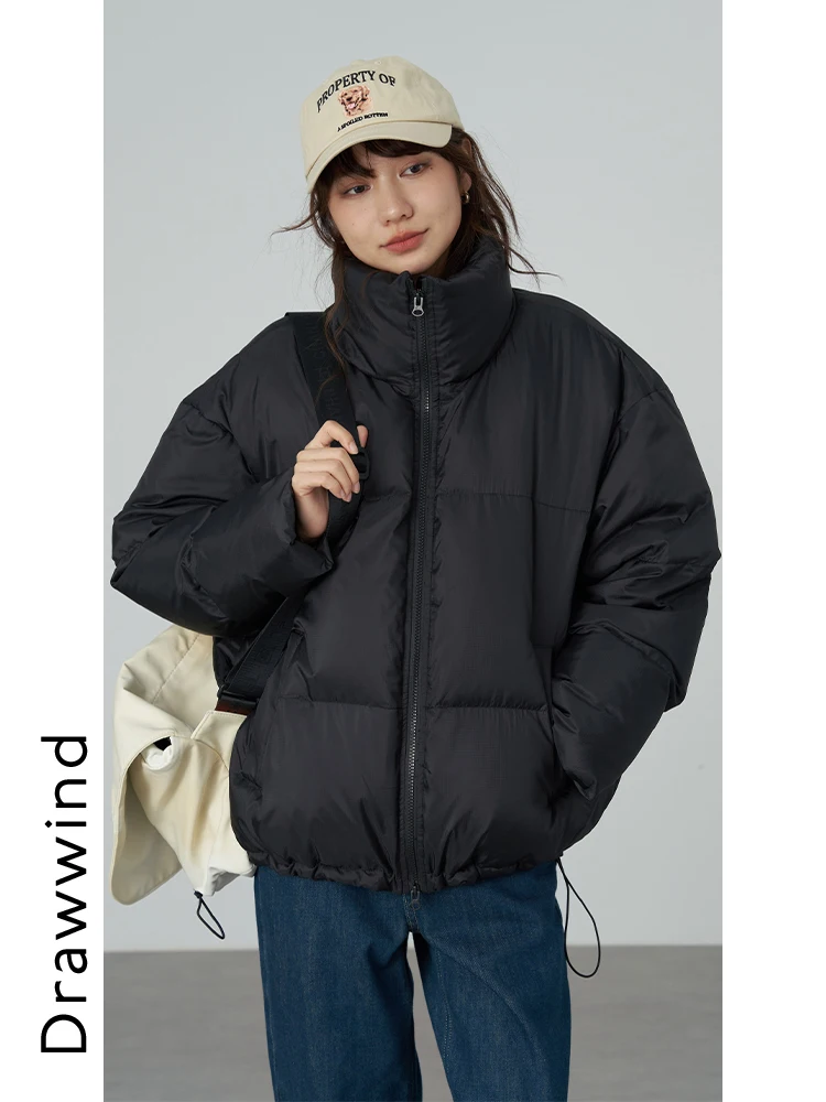 Осенне-зимний короткий пуховик с рисунком новый национальный стандарт 90 женский