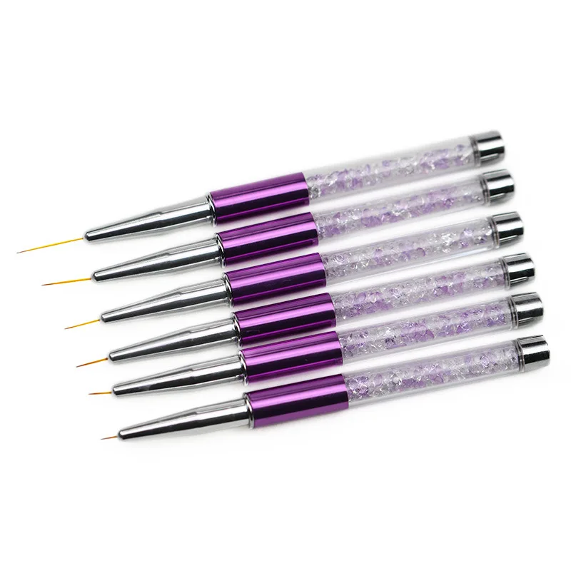 

6Pcs Nail Brush Nails Art Dotting Pen Drawing Liner Supplies Brush UV Gel Painting Manicure Accessoires Tools