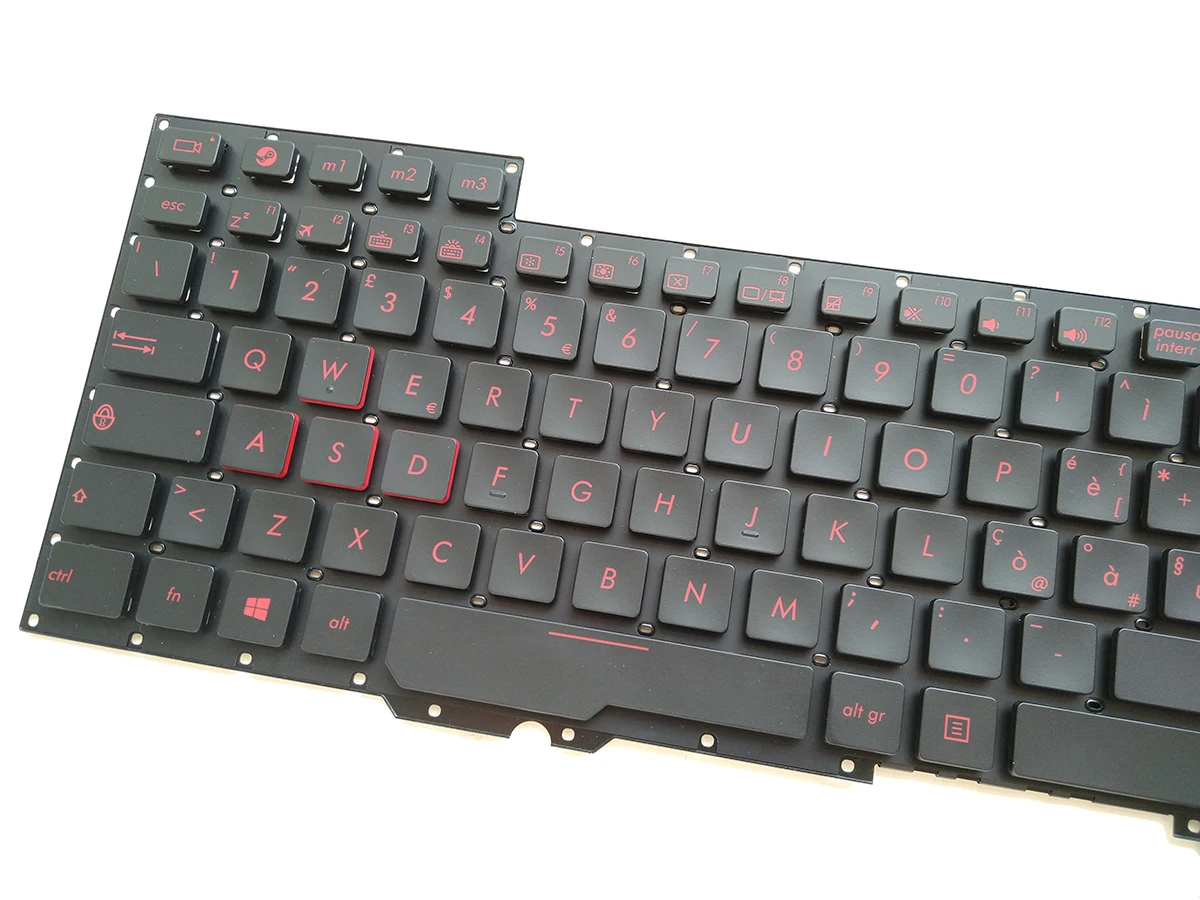 Клавиатура с итальянской раскладкой для Asus G751J G751 G751JY G751JT G751JM без подсветки