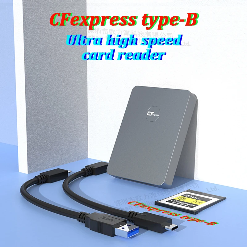 Устройство чтения карт CFexpress Type-B материал из алюминиевого сплава USB 3.2 Gen2 10 Гбит/с