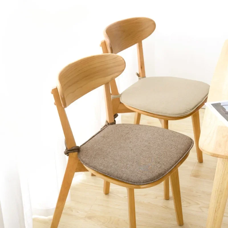 

Домашняя летняя дышащая льняная губчатая Подушка, силиконовая обеденная Подушка для стула, декоративные подушки для мягкого воздуха