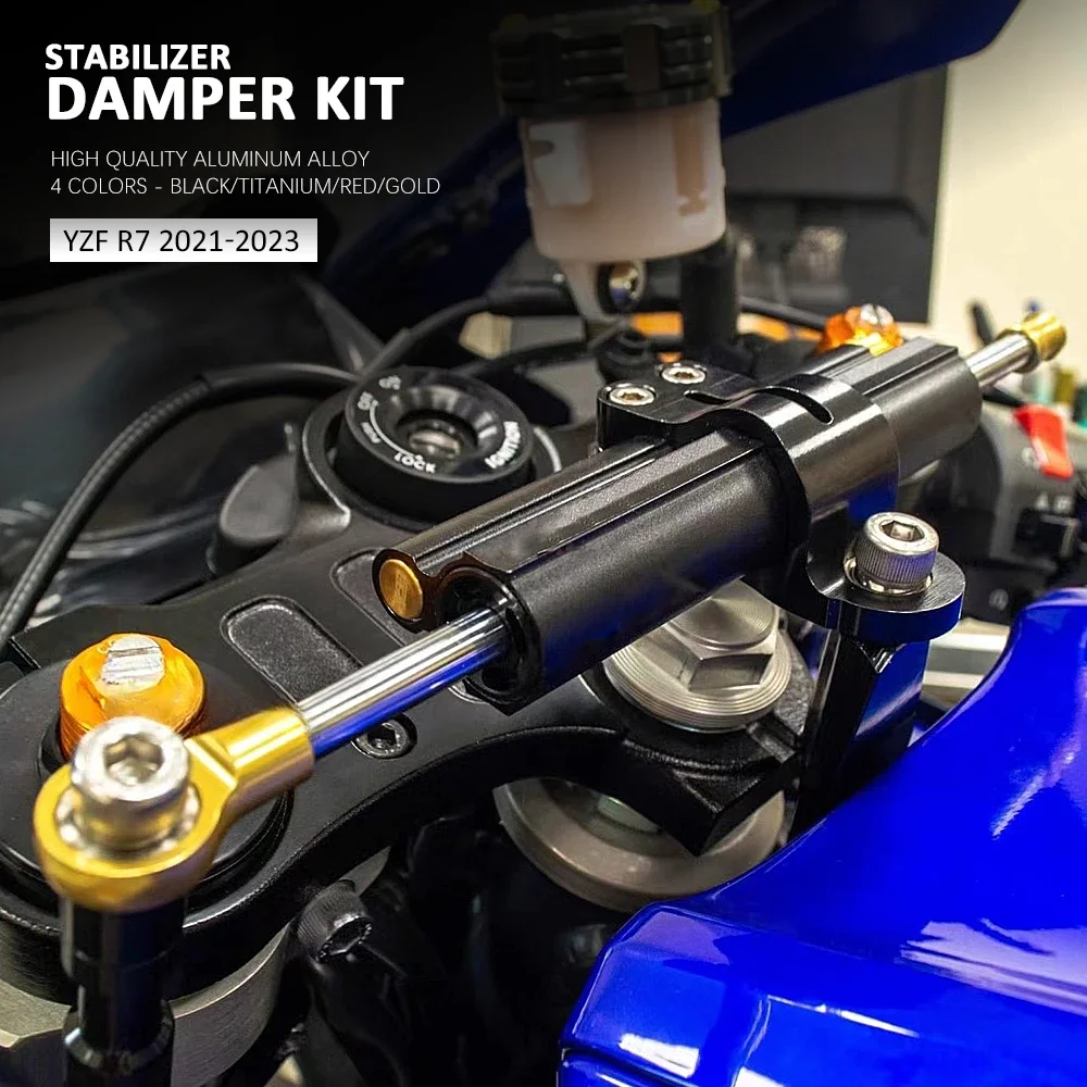 Новинка для Yamaha YZF R7 Yzf r7 2021 2022 2023 аксессуары мотоциклов рулевой демпфер с ЧПУ