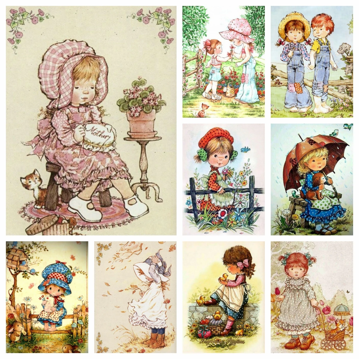 

Cute Girl Art Diamond Painting Accessories Nordic Retro Style Cross Stitch Embroidery Picture Mosaic Home Decor Gifts Children