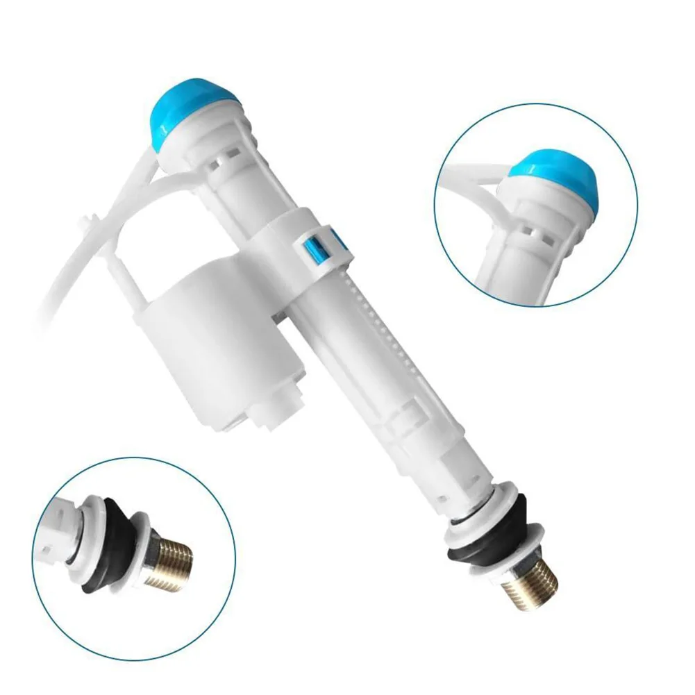 

Toilet Adapter Cistern Fill Valve 1/2\\\\\\\" Adjustable Anti Siphon Bathroom Bottom Entry Connector Quiet Fill Universal