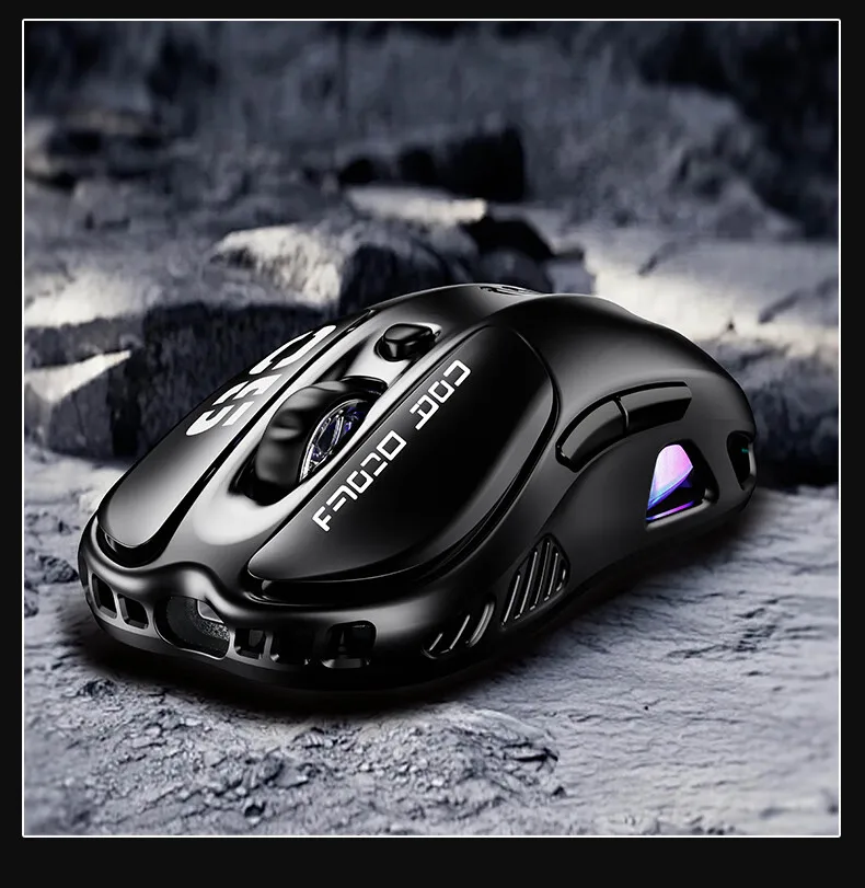 AZZOR AZ57 Мышь 3 режима USB/2 4G/Bluetooth Беспроводные мыши Легкие офисные игровые PAW 3311