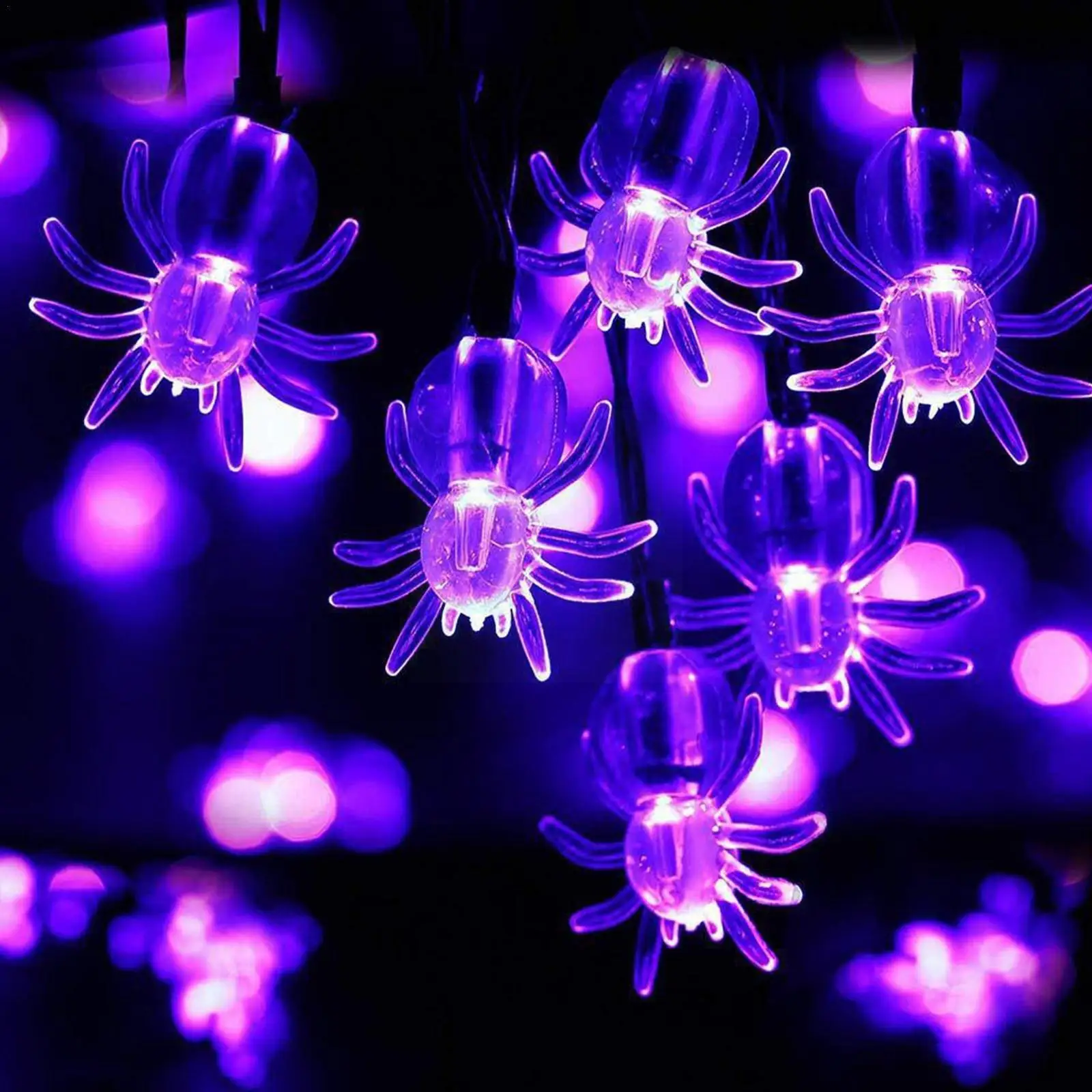 

3 M 20led Halloween Led Light Spider String Lamp Hanging Ornament Happy Halloween Decoration Party Horror Decoration For Ho M5w6