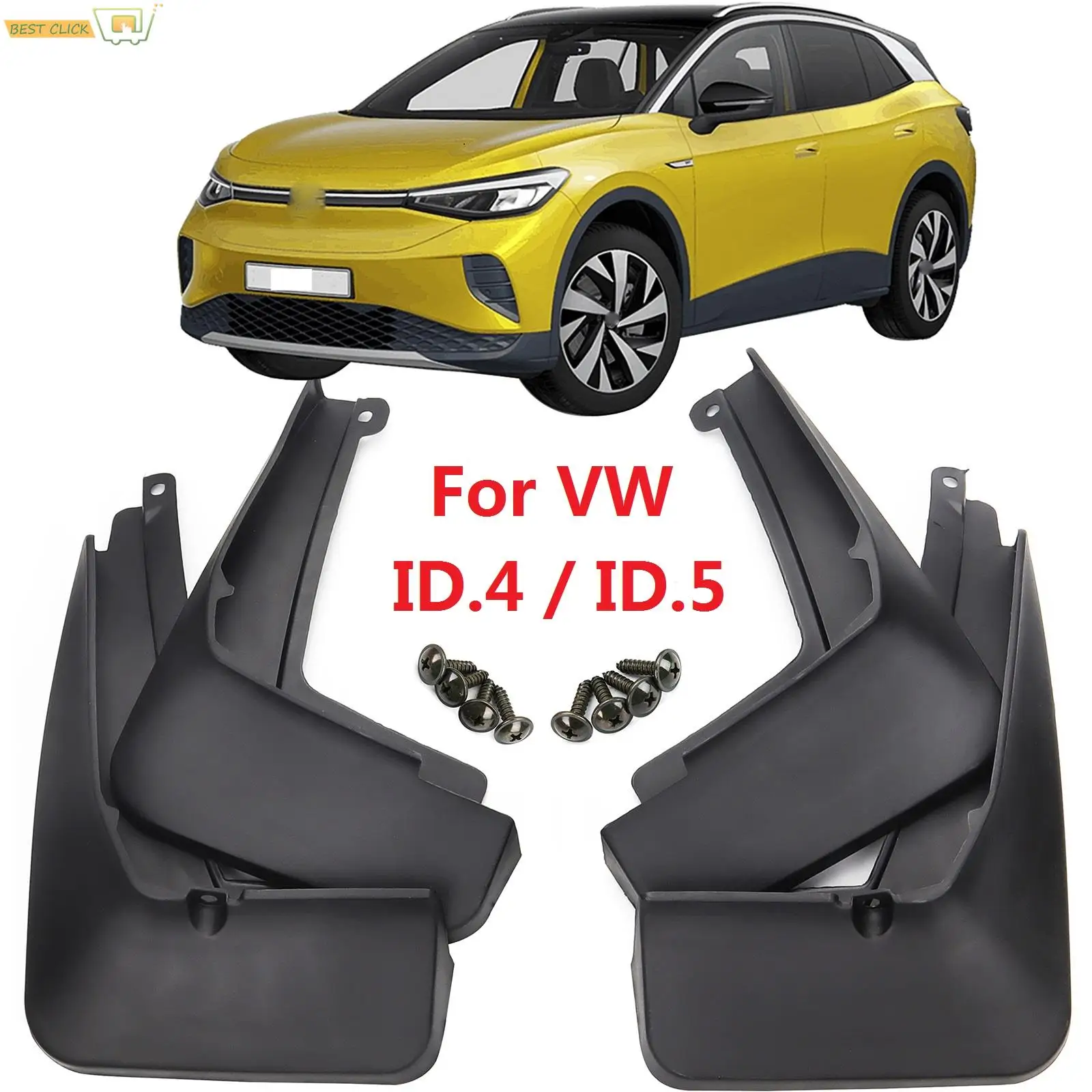 

Брызговики для Volkswagen ID.4, ID.5, VW ID4, ID 4, ID5, 5, EV, брызговики, аксессуары для автомобиля