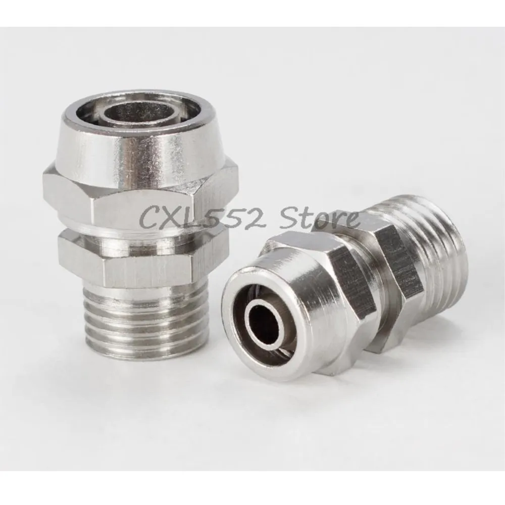 

Быстроразъемный пневматический прямой соединитель для труб, 1 шт., PC4/6/8/10/12-M5/01/02/03/04