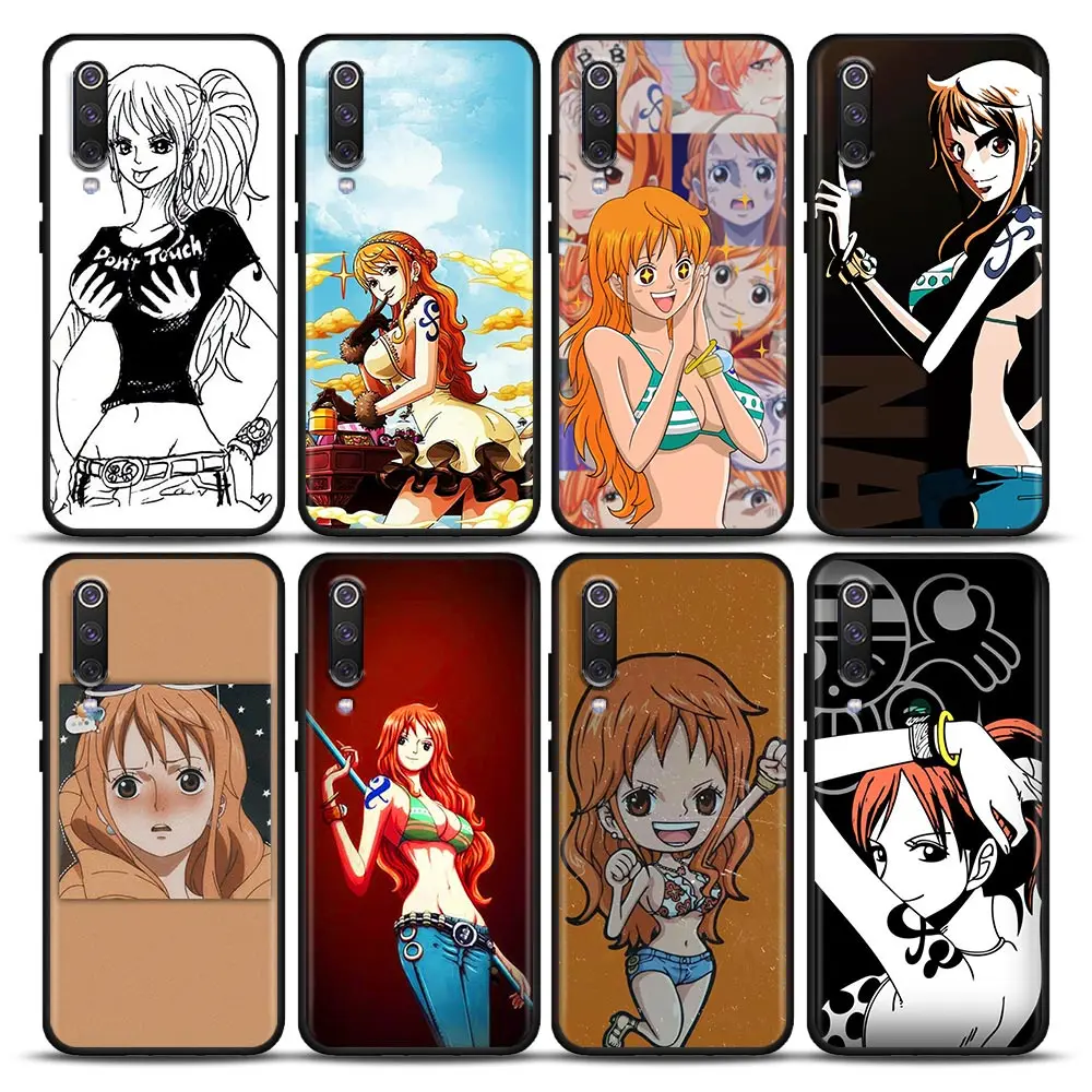 

One Piece Nami Luffy Zoro Phone Case for Xiaomi Mi A2 8 9 SE 9T 10 10T 10S CC9 CC9E Note 10 Lite Pro 5G Silicone Case