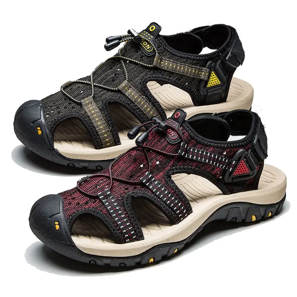 

2022 New Fashion Men Casual Vintage Sandals , Non-slip Beach Sandals , Summer Outdoor Breathable Flip-flops Slippers