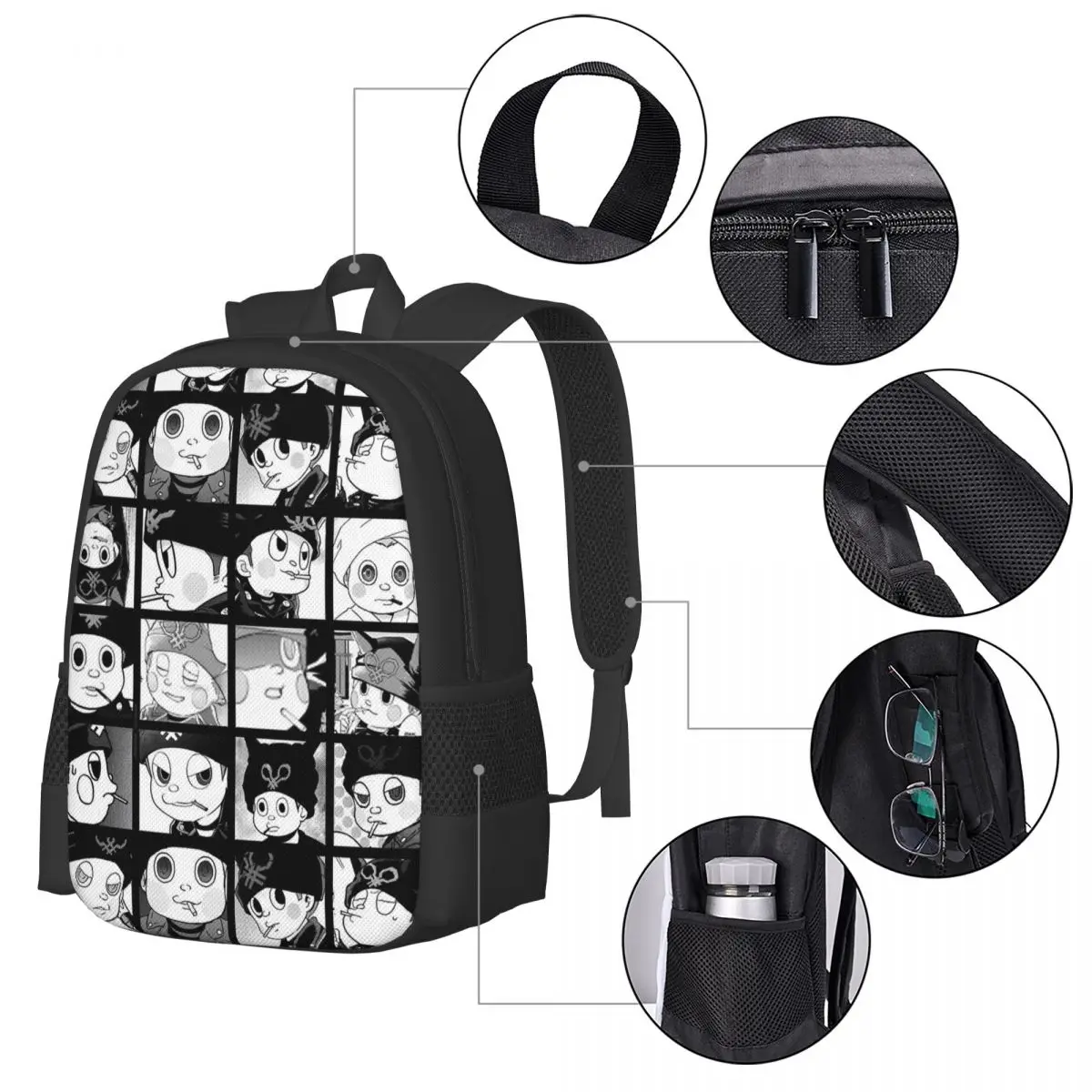 Danganronpa,Ryoma Manga Collection Backpack for Girls Boys Travel RucksackBackpacks for Teenage school bag