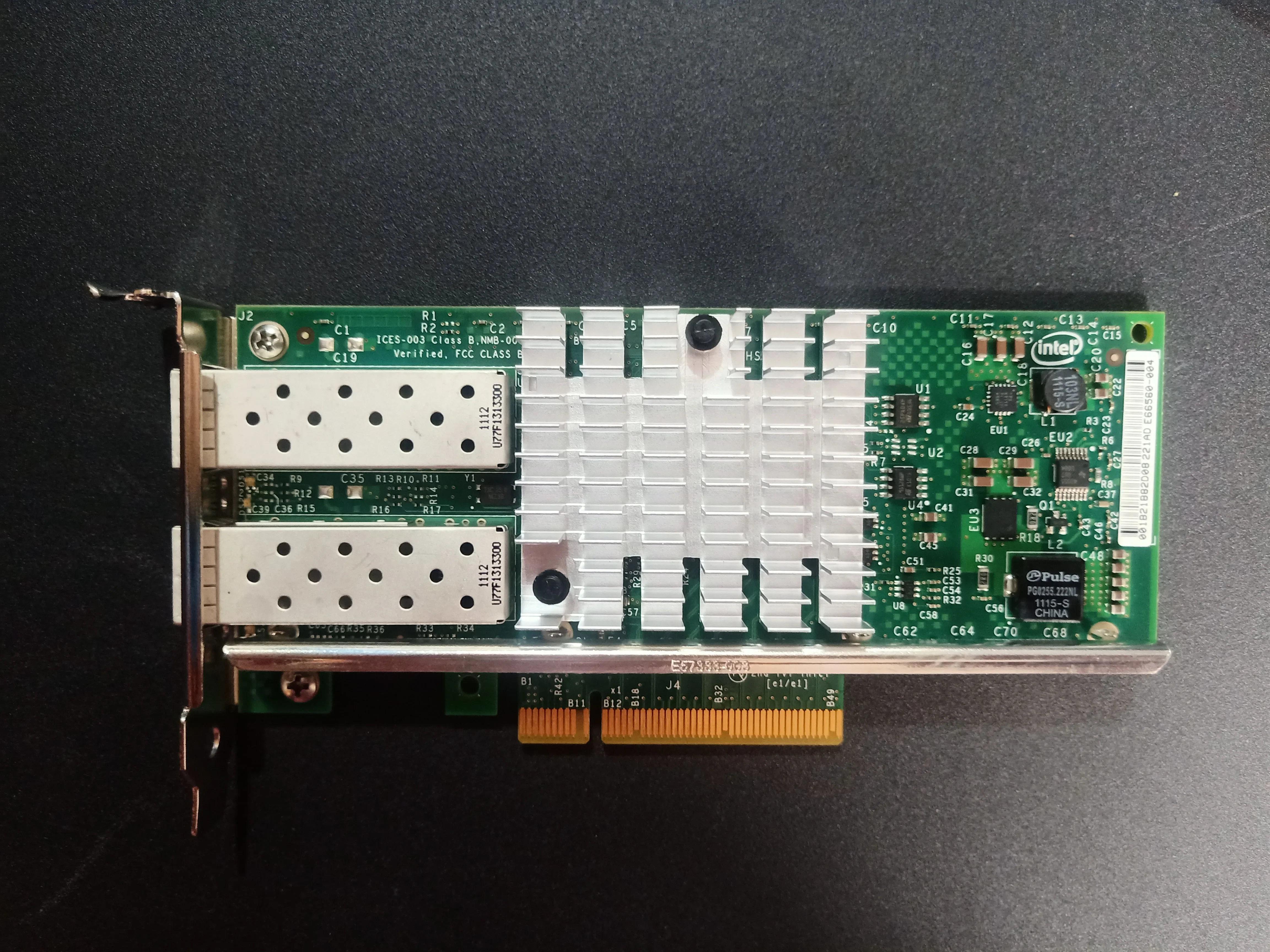 X520-Da 20000 МБ двойной оптический порт Nic 10G E10g42btda 82599es с синей этикеткой