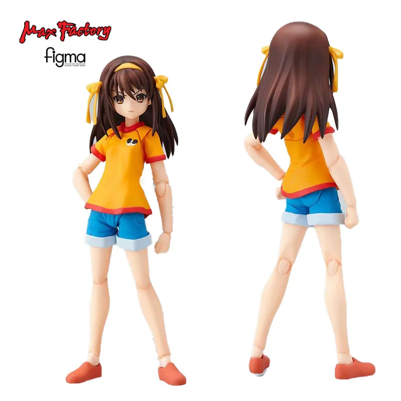 

Фигурка аниме Max Factory Figma 070, персонаж сузумия, Харухи, средняя школа, Ver, меланхоли Харухи, персонаж 2009, игрушки-модели