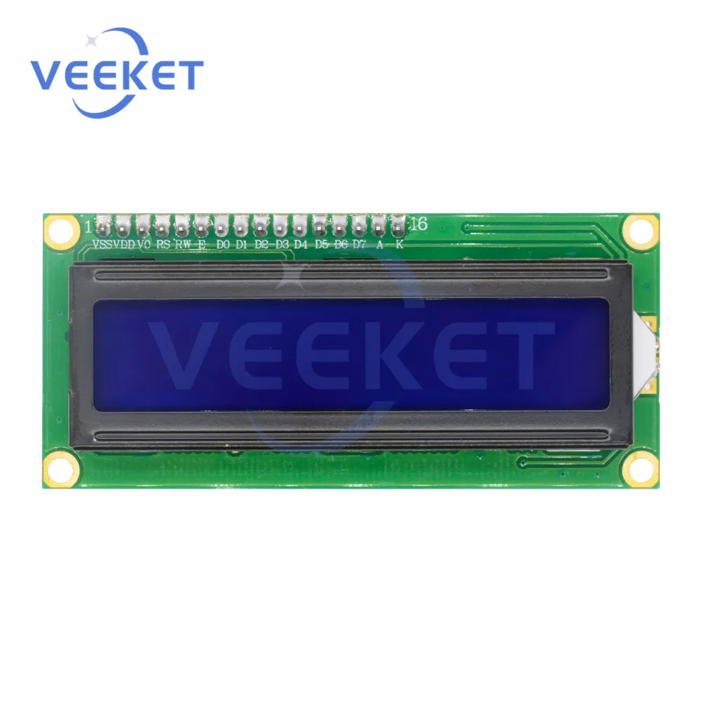 LCD1602 1602 LCD Module IIC I2C TWI SPI Serial Interface 5V Blue/ Yellow Screen 16X2 Character Display for Arduino |